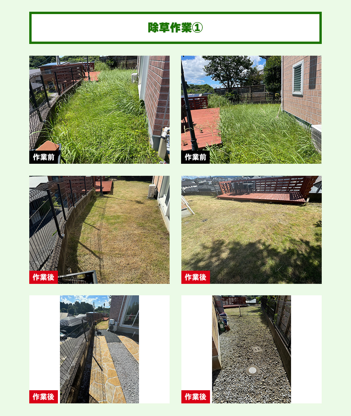 除草作業①